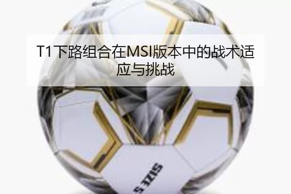 T1下路组合在MSI版本中的战术适应与挑战